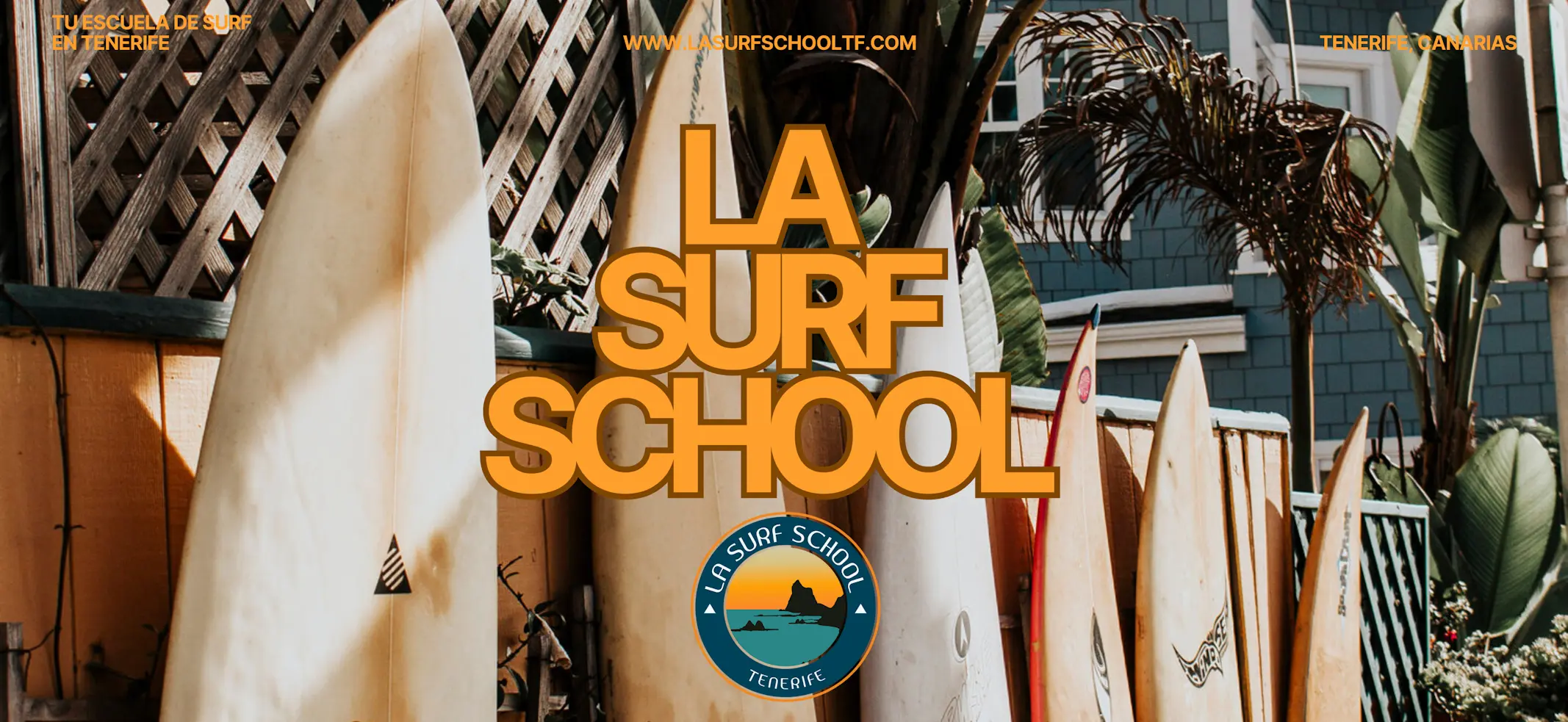 Cabecera de la Surf School Tenerife