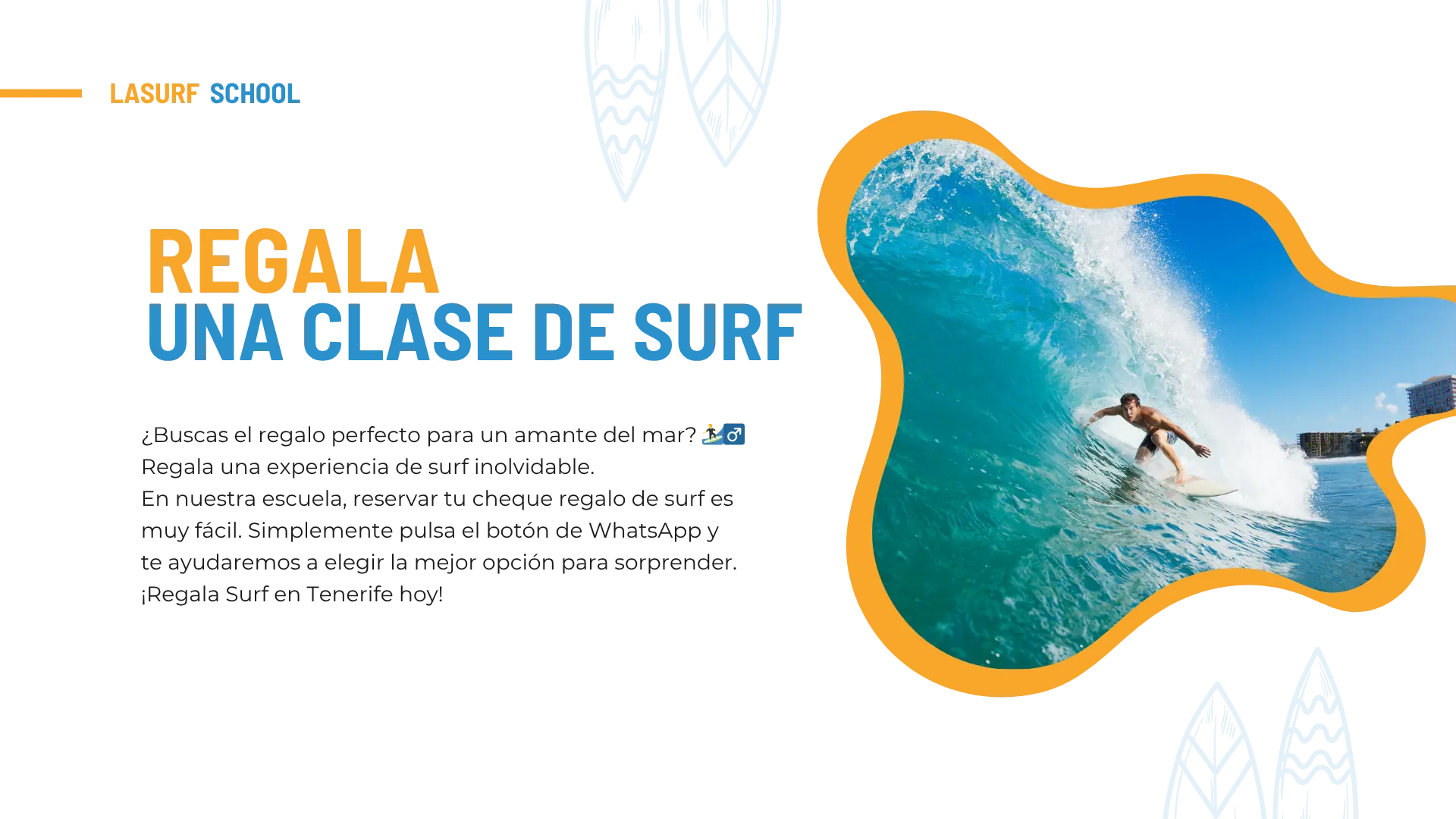 Regala una clase de surf
